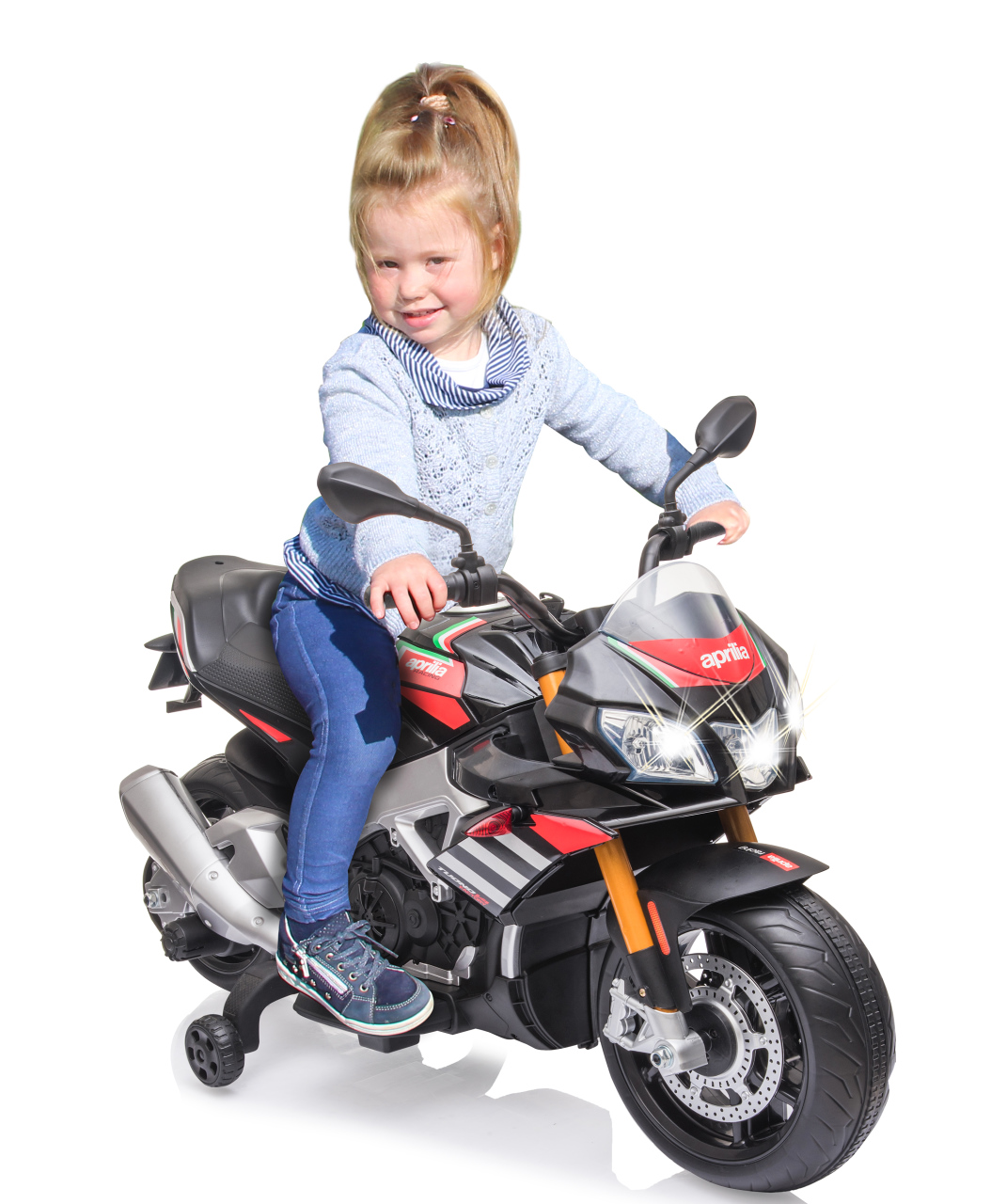 Jamara e.K. JAMARA-460589-Ride-on Aprilia Tuono V4 1100 RR Italy Design 12V