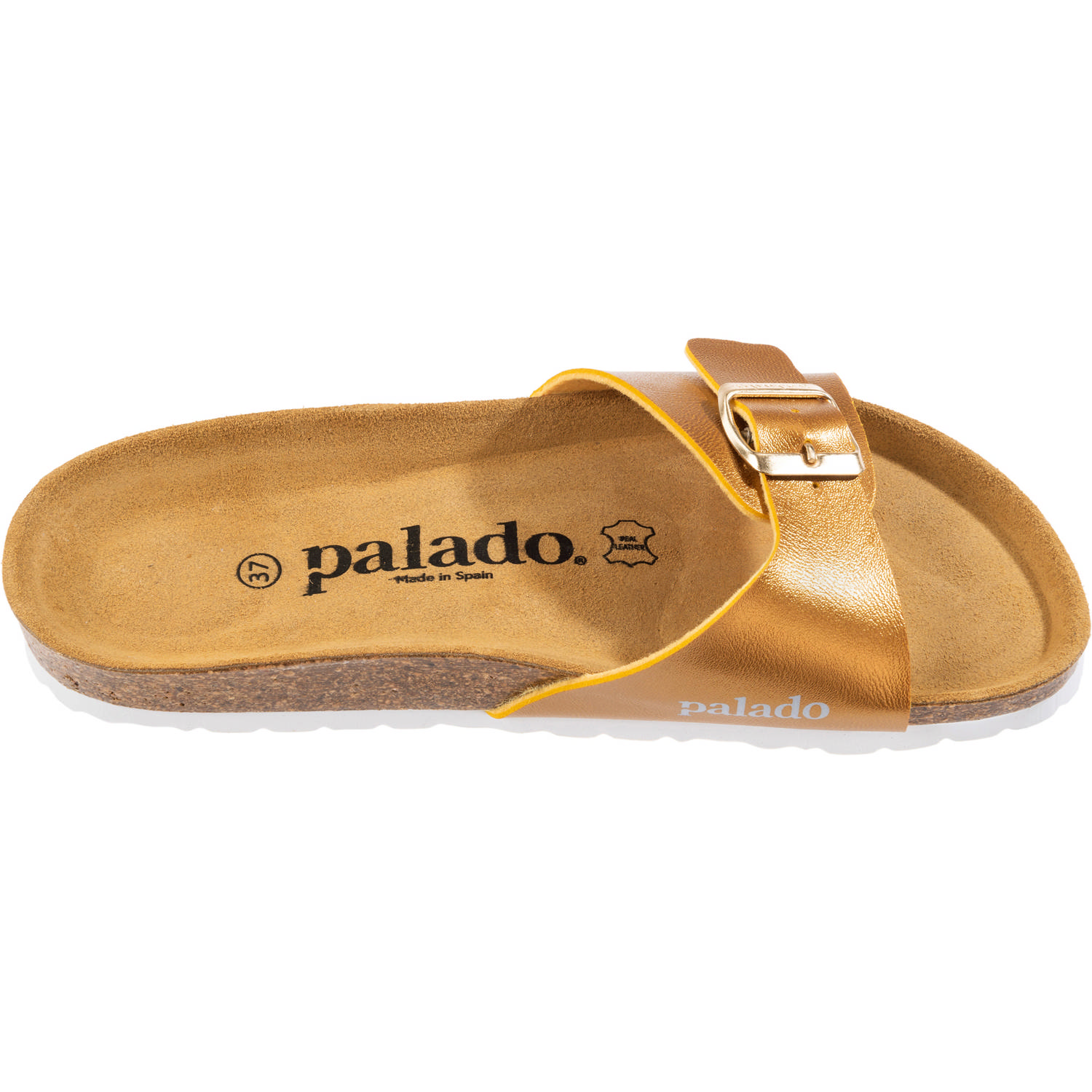 Palado Malta Metallic, Pantoletten, Damen, Senf Gold
