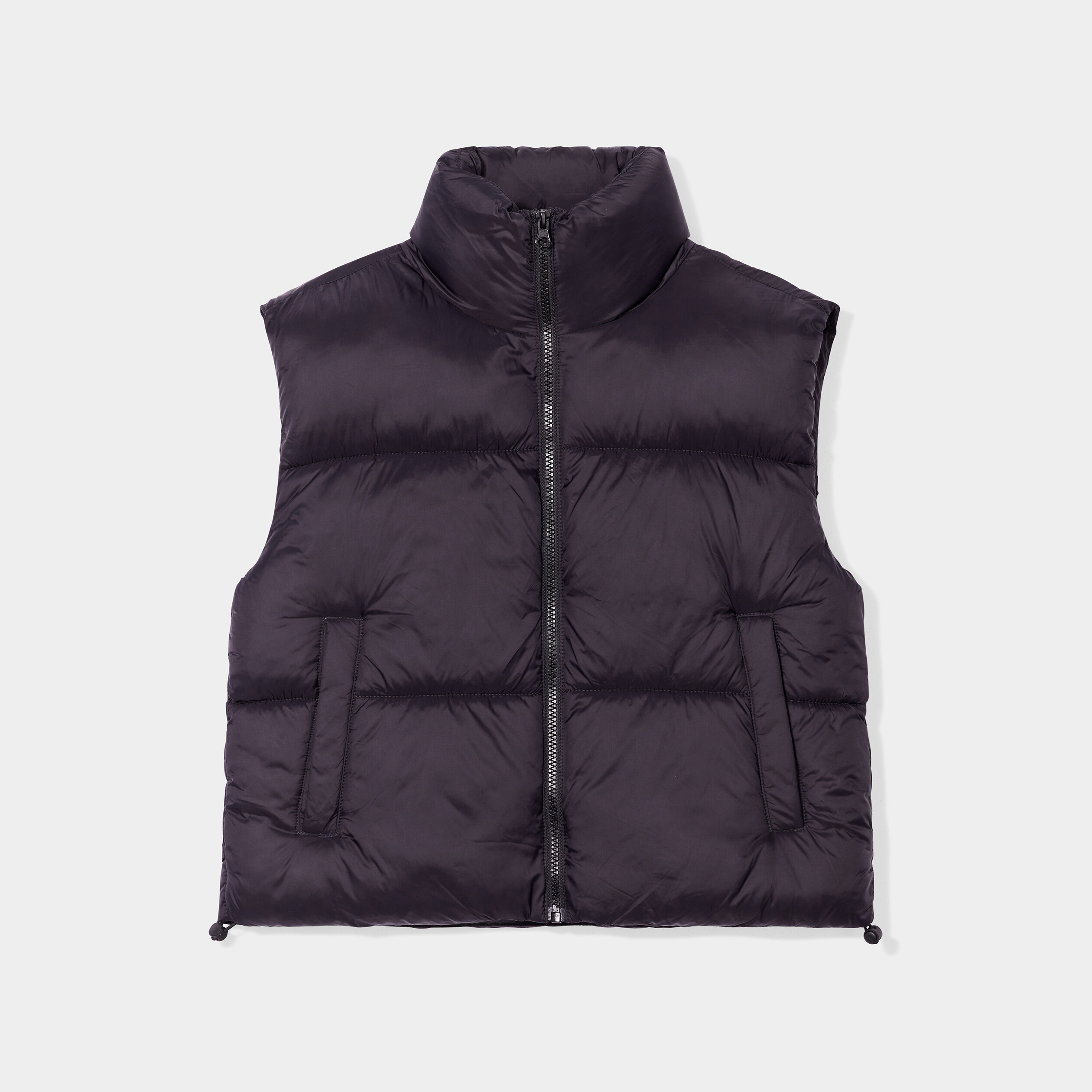 Doudoune sans manches imperméable noir femme | La Halle