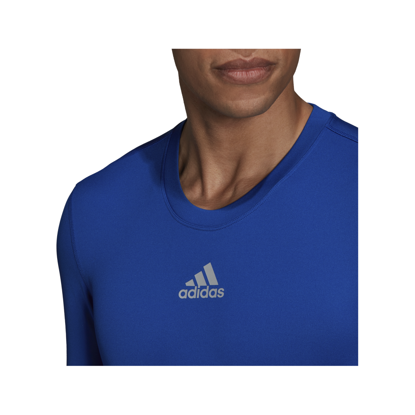 adidas TechFit Warm Longsleeve Blau