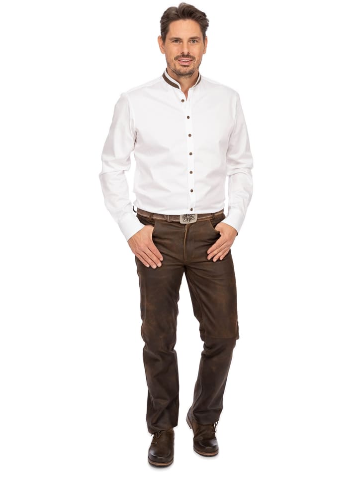 MADDOX Lederhose ARB in moos günstig kaufen
