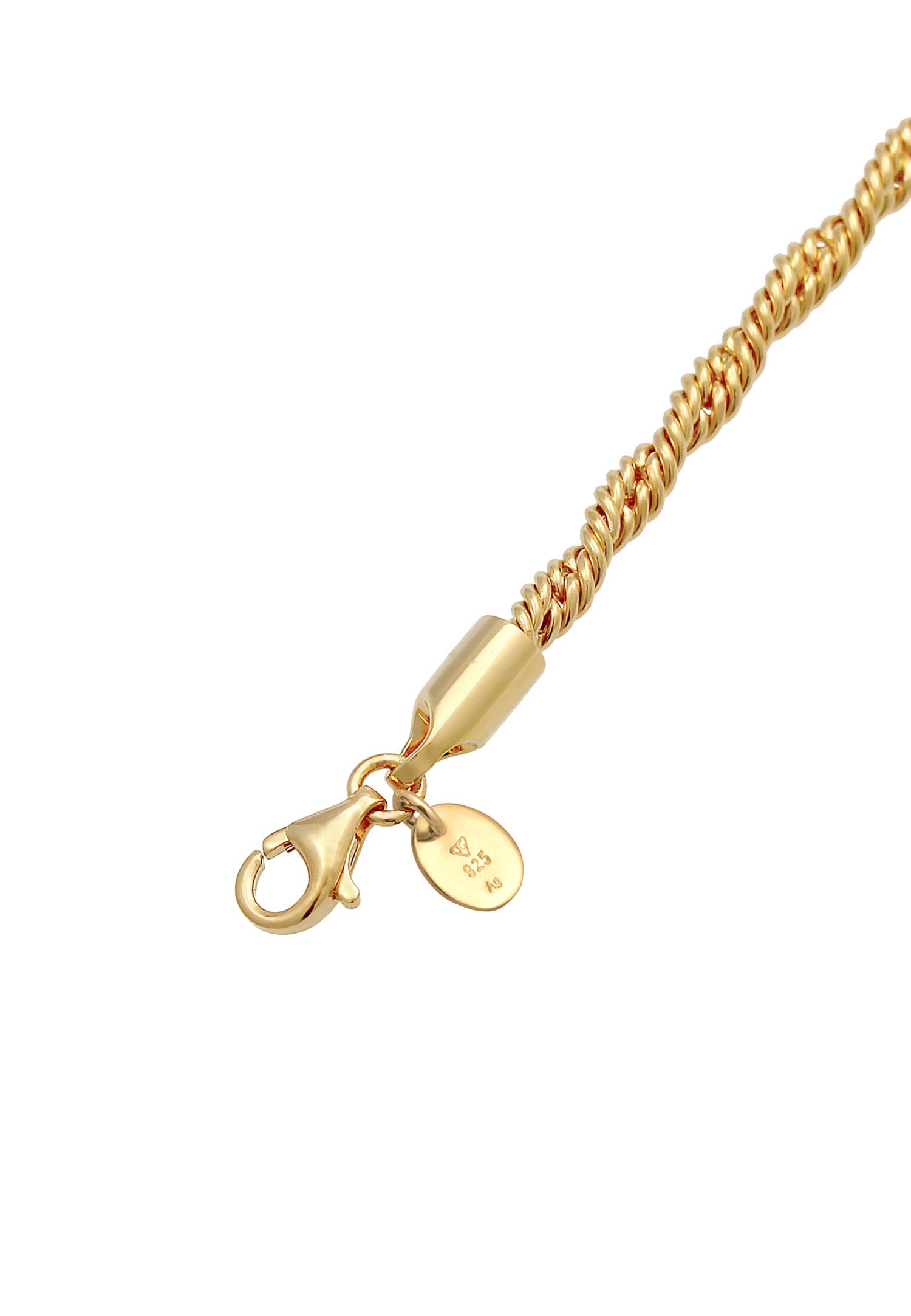 Dámska točená šnúrka Elli PREMIUM, elegantný základný dizajn zo striebra 925