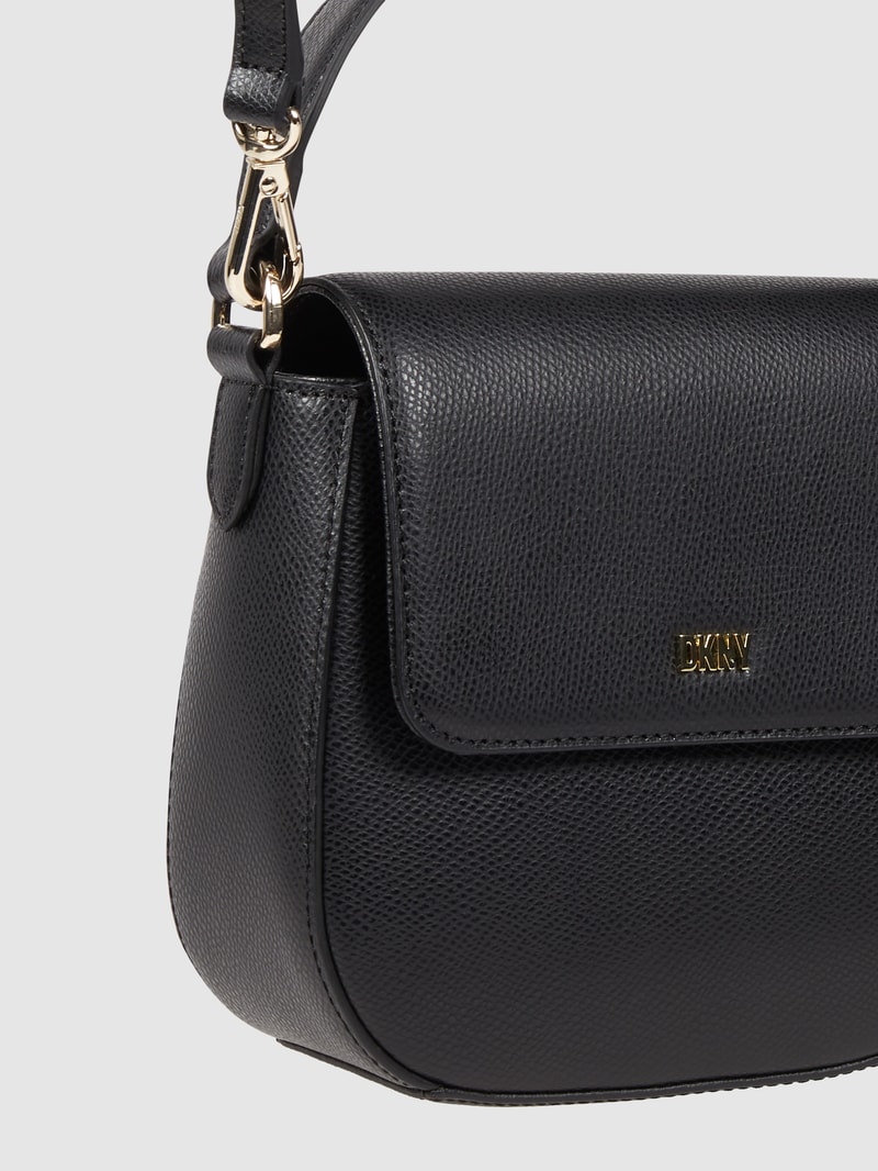 Handtasche aus Leder Modell 'Immy' in schwarz