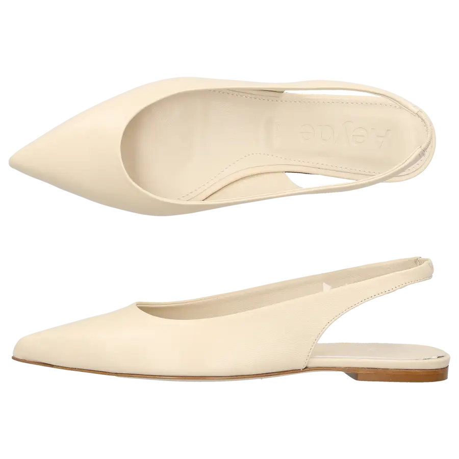 Aeyde - Sling-Ballerinas RAE Kalbsleder - beige