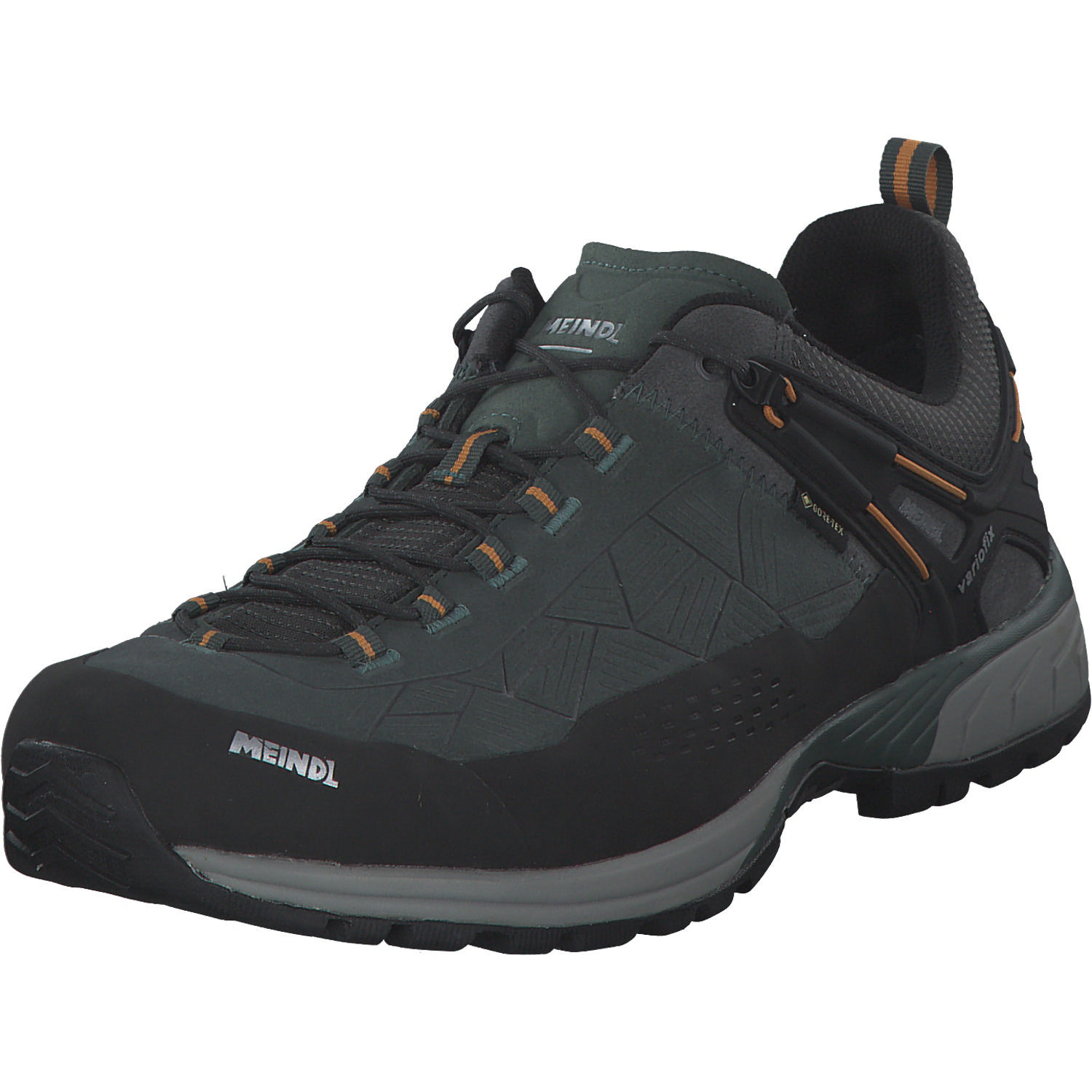 Meindl Top Trail GTX 4715, Trekkingschuhe, Herren, loden/orange