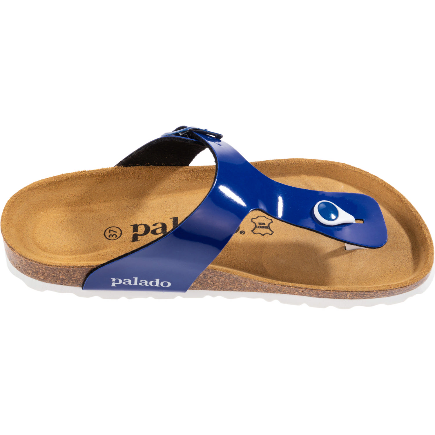 Palado Kos Lack, Zehentrenner, Damen, Blau