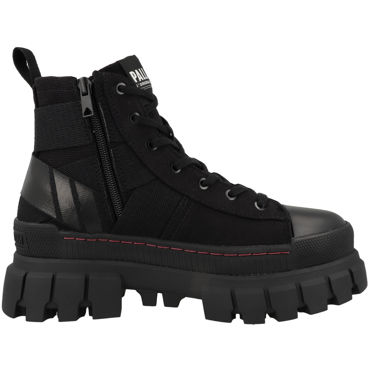 Palladium Revolt Hi Army Schnürboots schwarz