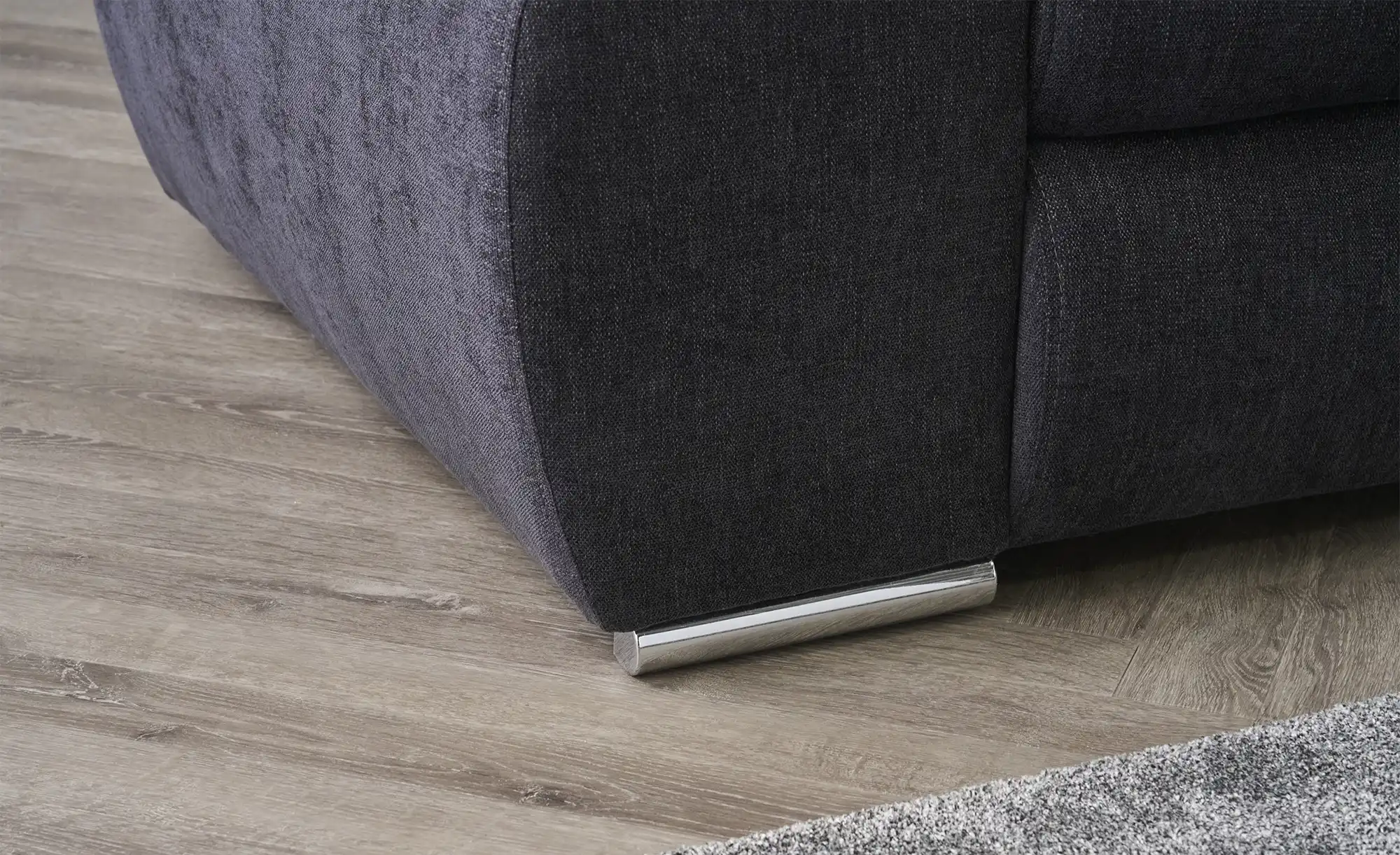 Twist Ecksofa aus Flachgewebe Sky