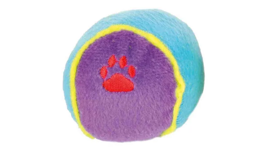 Trixie Plüsch Spielball mit Squeaker ø 6 cm Hunde Spielzeug