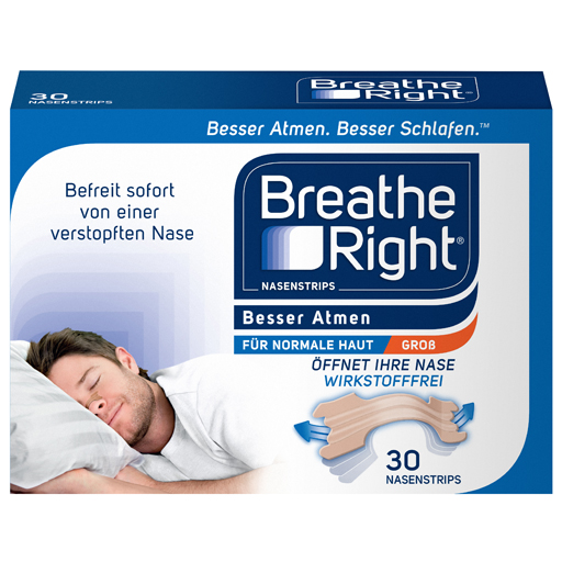 BESSER Atmen Breathe Right Nasenpfl.groß beige  30 St  Pflaster