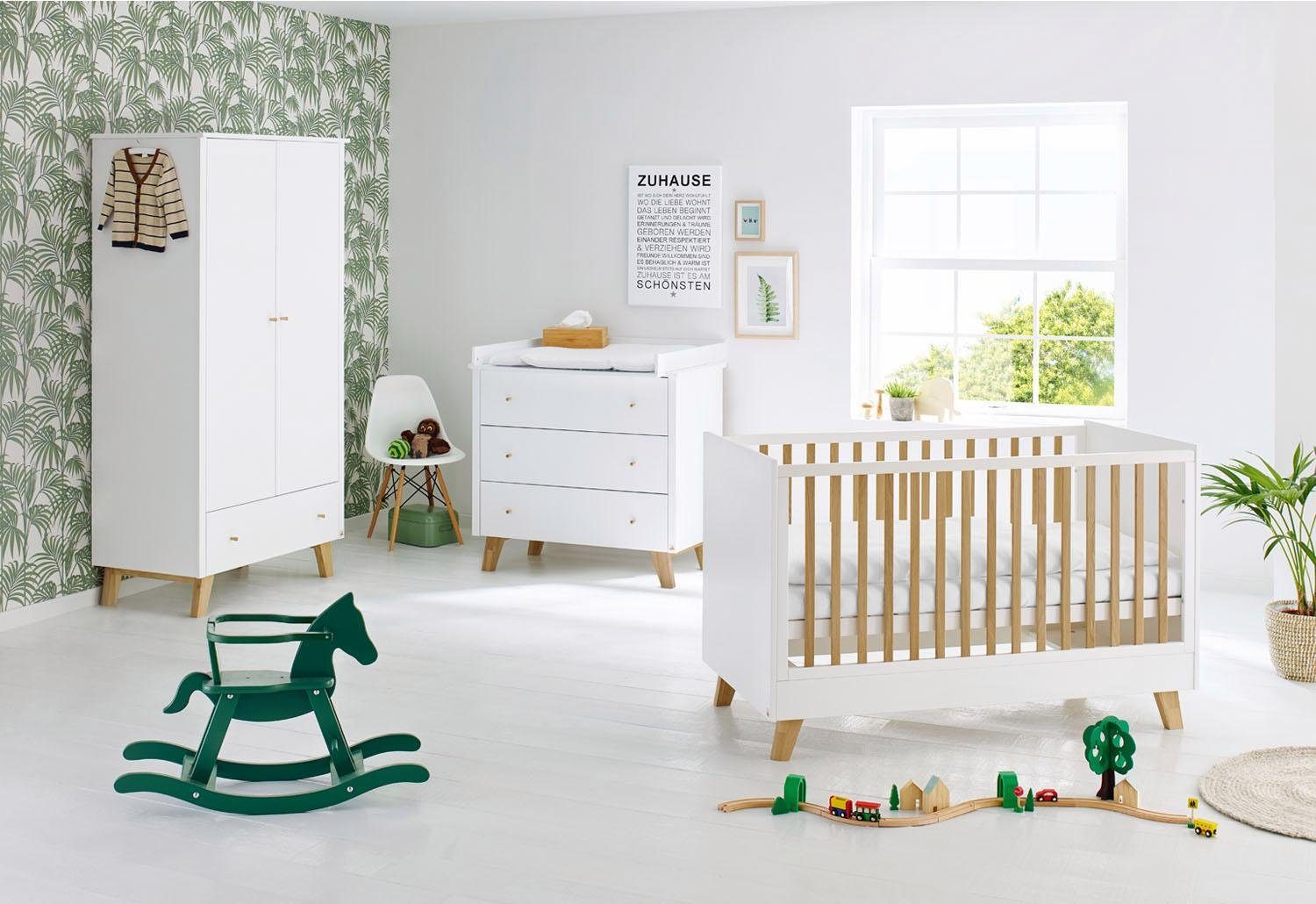Pinolino® Kinderkleiderschrank Pan 2-türig; Made in Europe