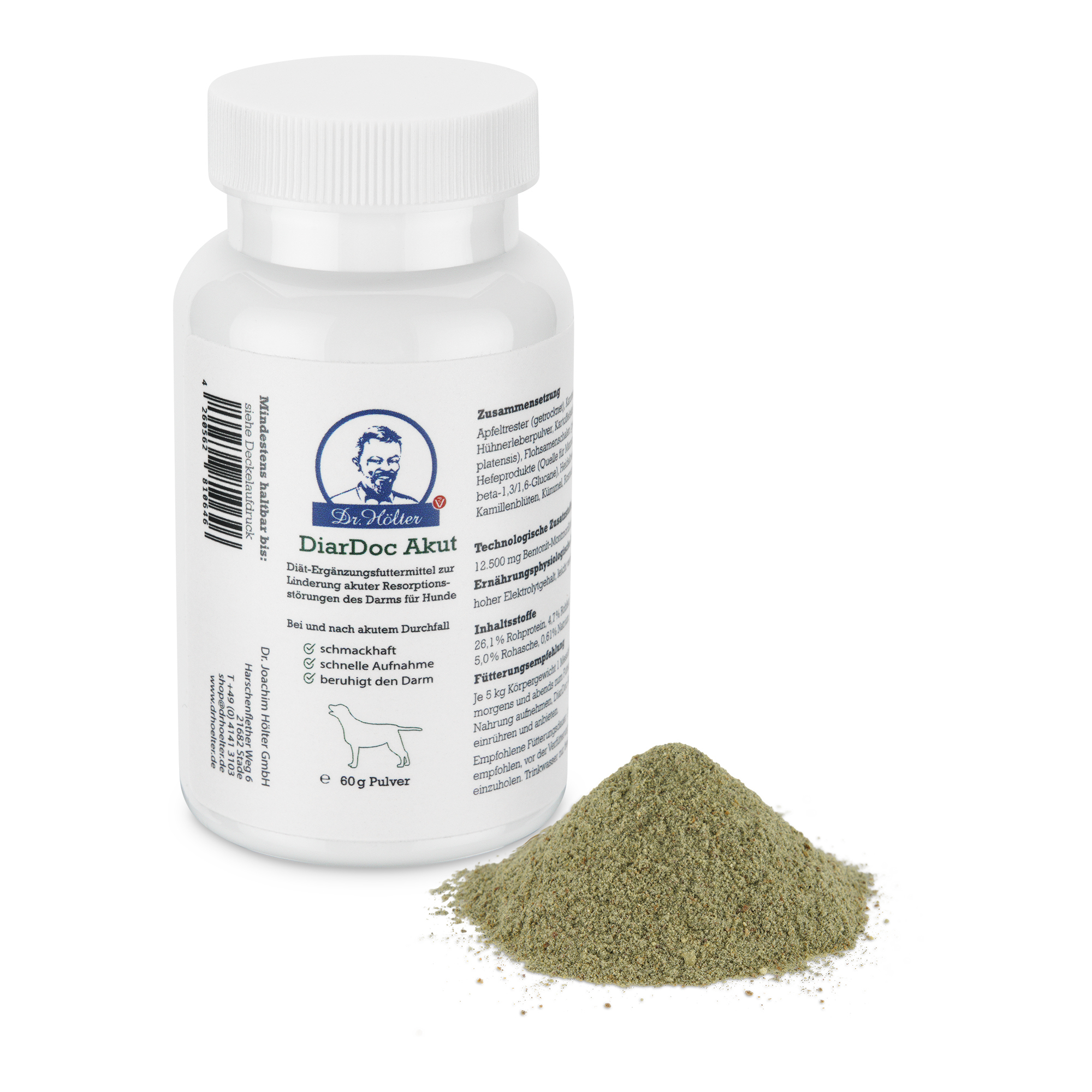 Dr. Hölter Ergänzungsfutter & Aufzucht Dr. Hölter DiarDoc Akut Pulver 60 g