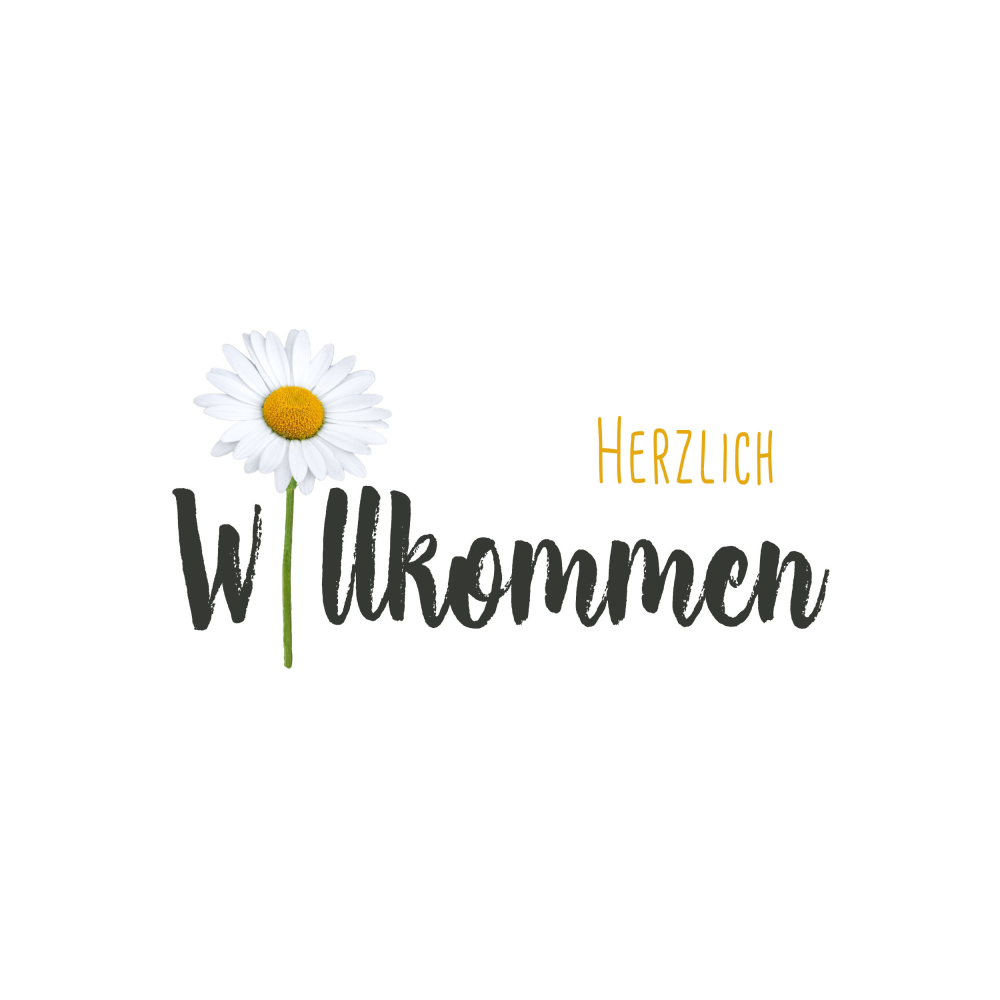 Servietten Willkommensgruß