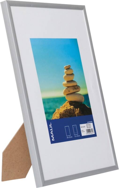 Maul MAULdesign 21 x 30 cm Bilderrahmen Silber Aluminium 19454 21,8 (B) x 30,8 (T) x 13,5 (H) cm