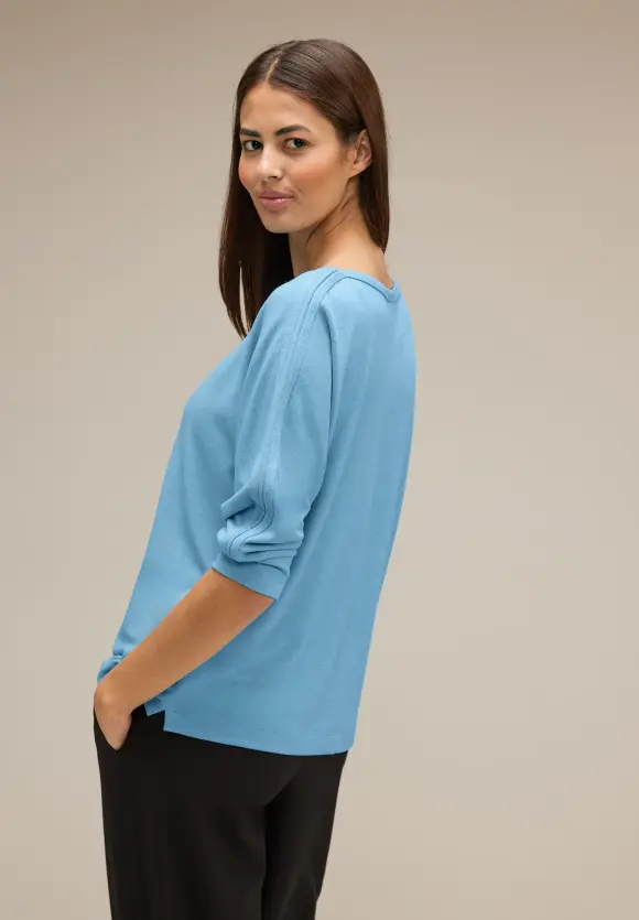 Street One Shirt mit Schimmer Wording
