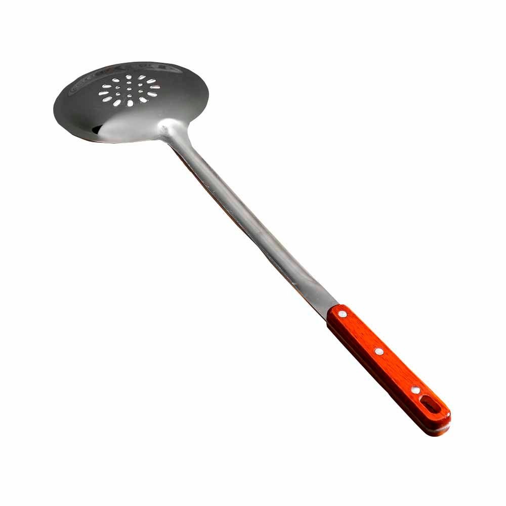 Grillpeter Grillbesteck-Set Schöpfkellen Set 4 tlg. mit Holzgriff Edelstahl für Kasan Utschak Plow