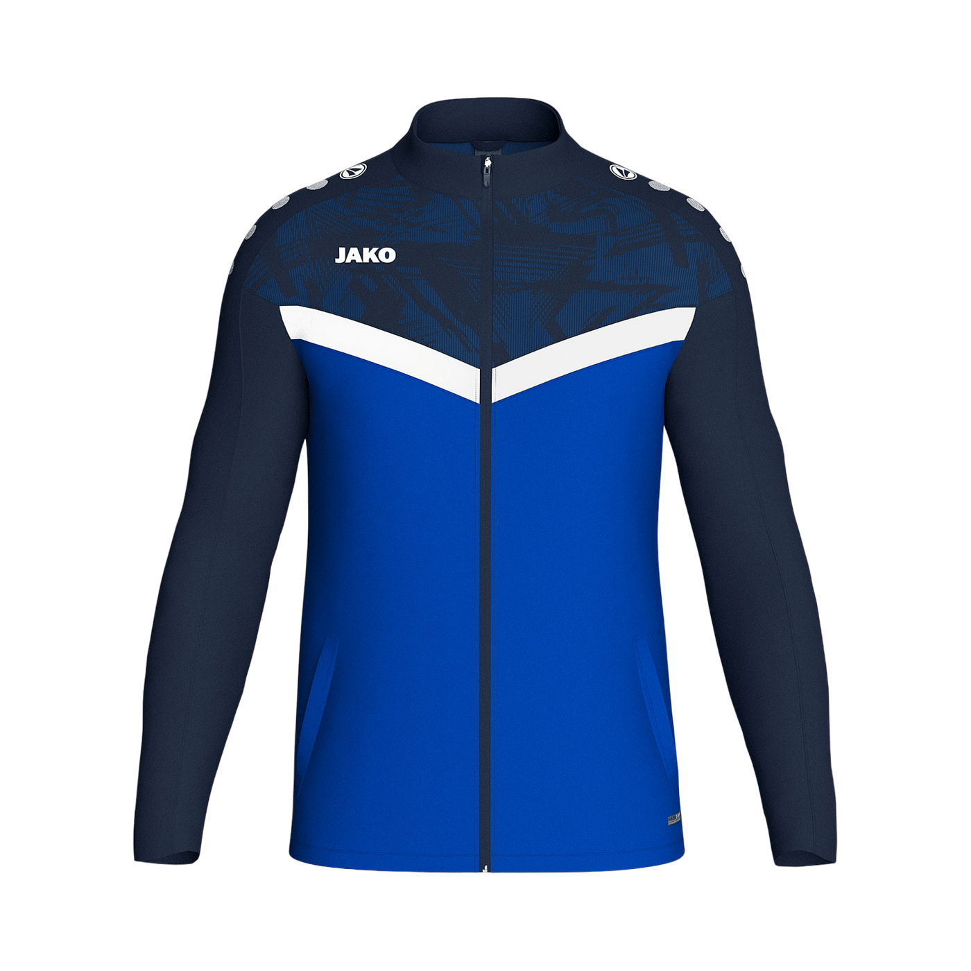 JAKO Iconic Polyesterjacke Kids Blau F403