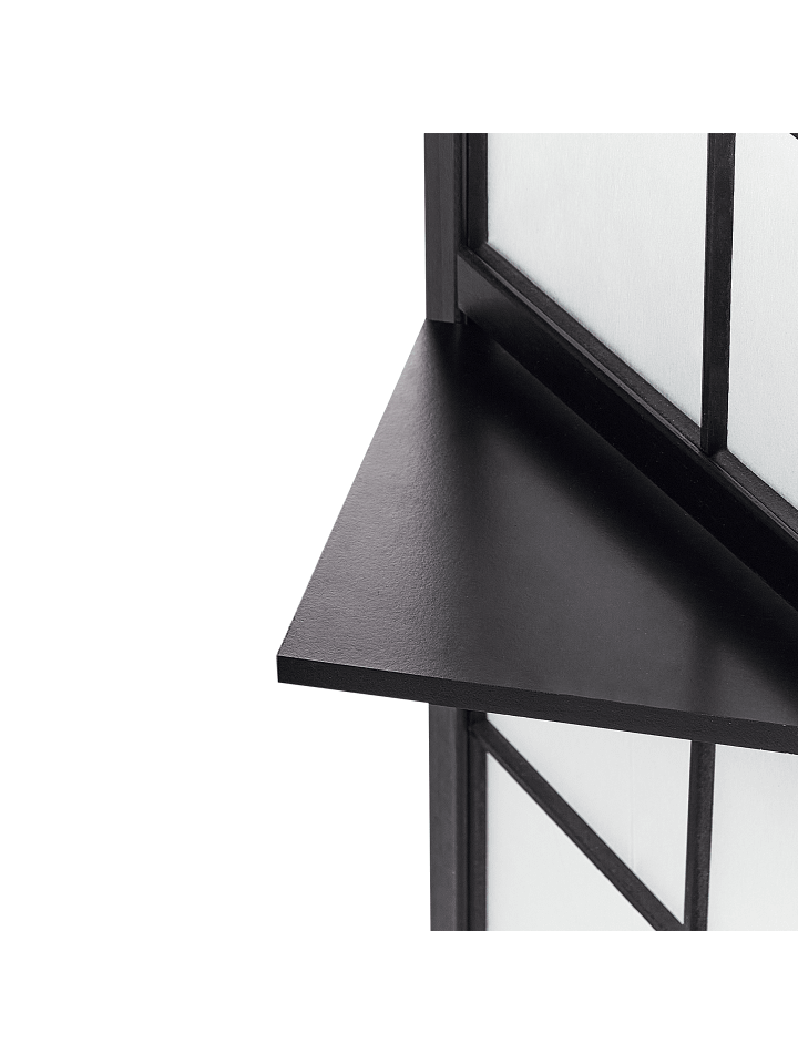 Beliani Paravent GOMAGOI in Schwarz - (W) 120 x (H) 170 x (L) 2 cm günstig kaufen onesize