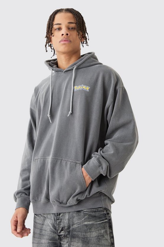 Oversize Hoodie mit lizenziertem Pokemon Lucario Print