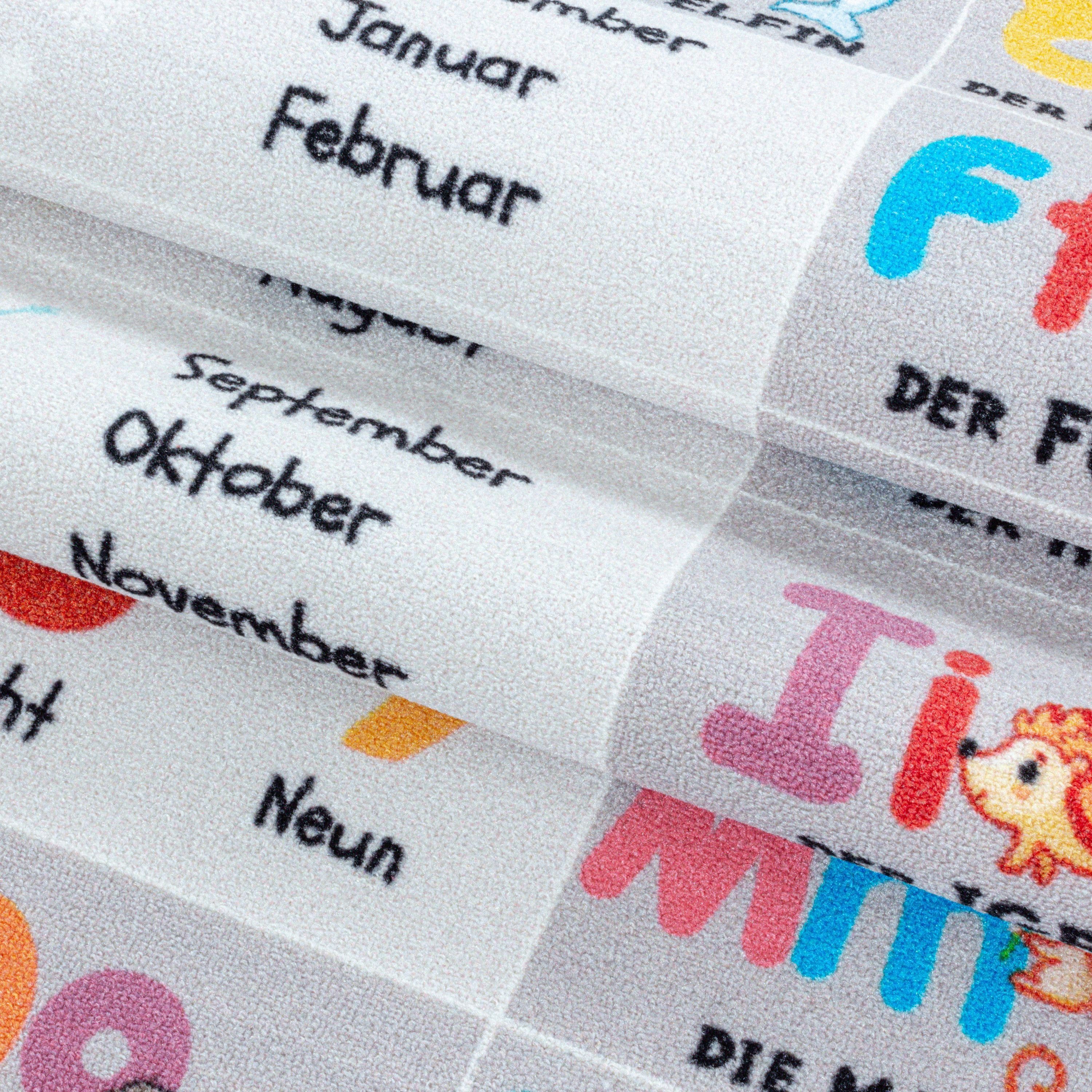 Kinderteppich RAINBOW - 5808, HomebyHome, Rechteckig, Höhe: 8 mm, Kurzflor