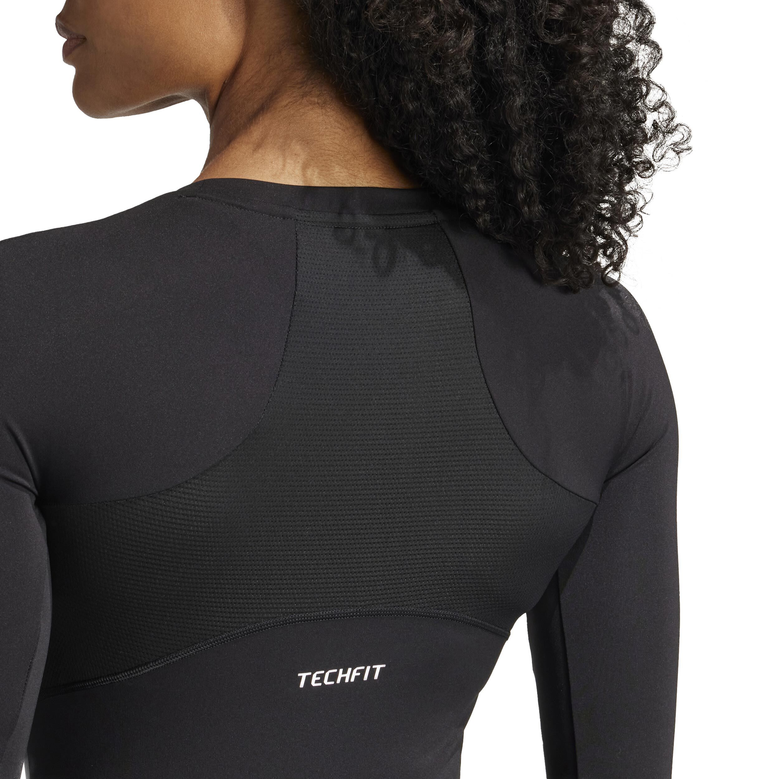 Tech-Fit Longsleeve Damen - Schwarz