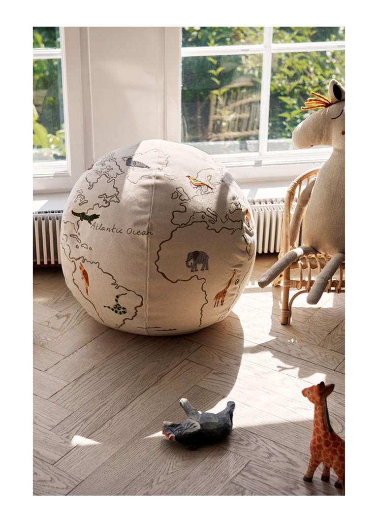 ferm LIVING The World pouffe 50 x 50 cm