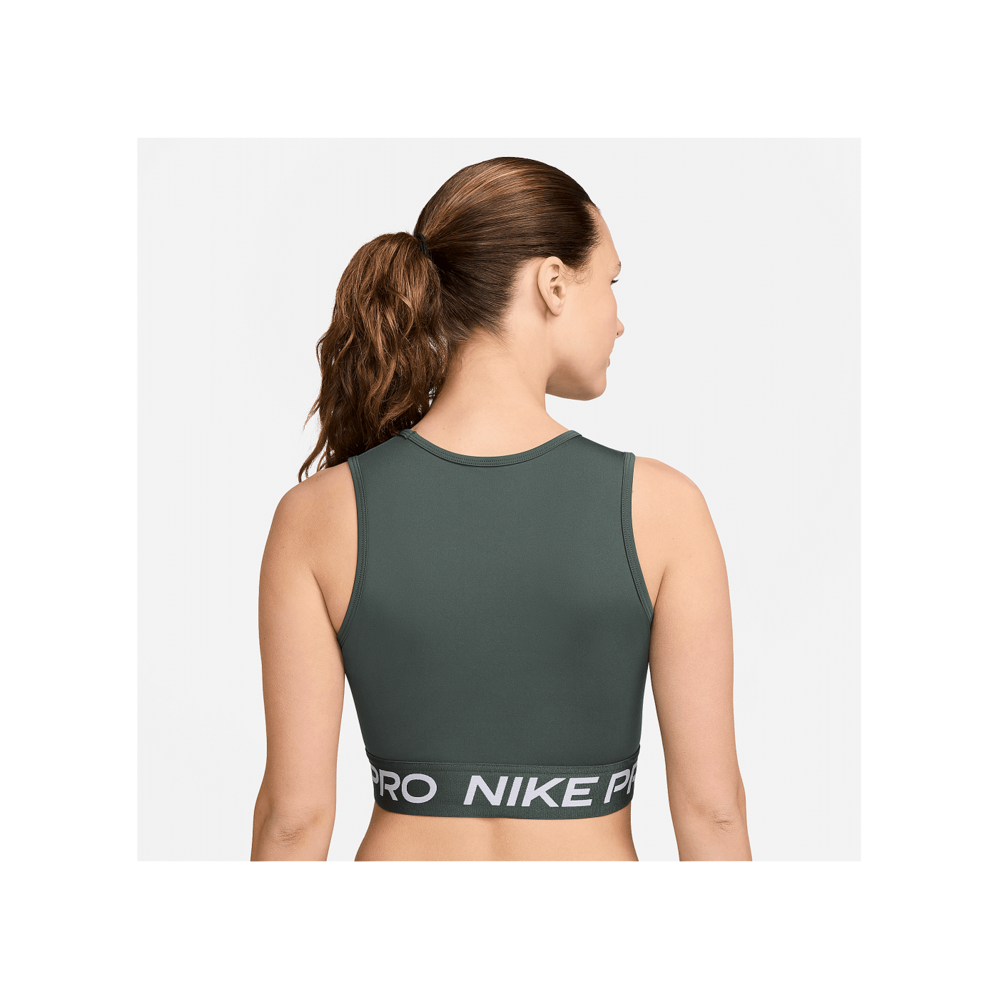 Nike Pro 365 Crop Tanktop Damen Grün F338
