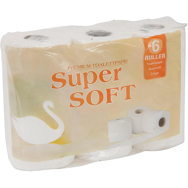 Soft Toalettpapir 6-pk Supersoft