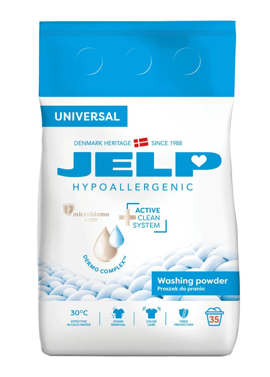 JELP Hypoallergenisk Universal Vaskepulver