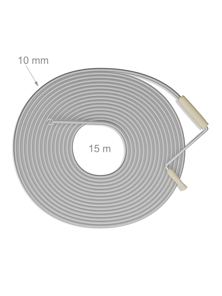 relaxdays Rohrreinigungsspirale in Silber - 15 m günstig kaufen onesize