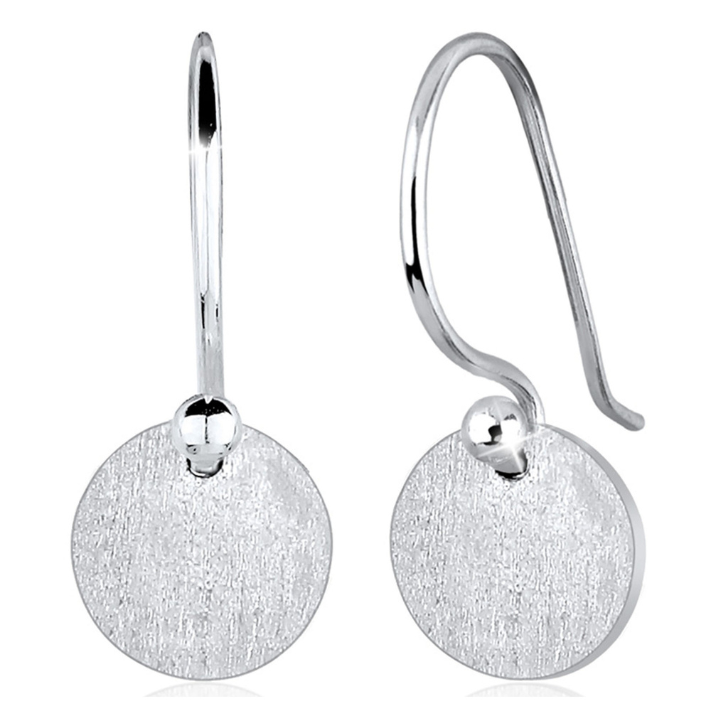 Elli Elli by Julie & Grace Boucles d'Oreilles Cercle Geo Rond Tendance Minimale Mat Bo Boucles d'oreilles