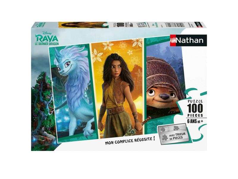 Puzzle 100 pièces Raya l'aventurière / DS Raya et le dernier dragon