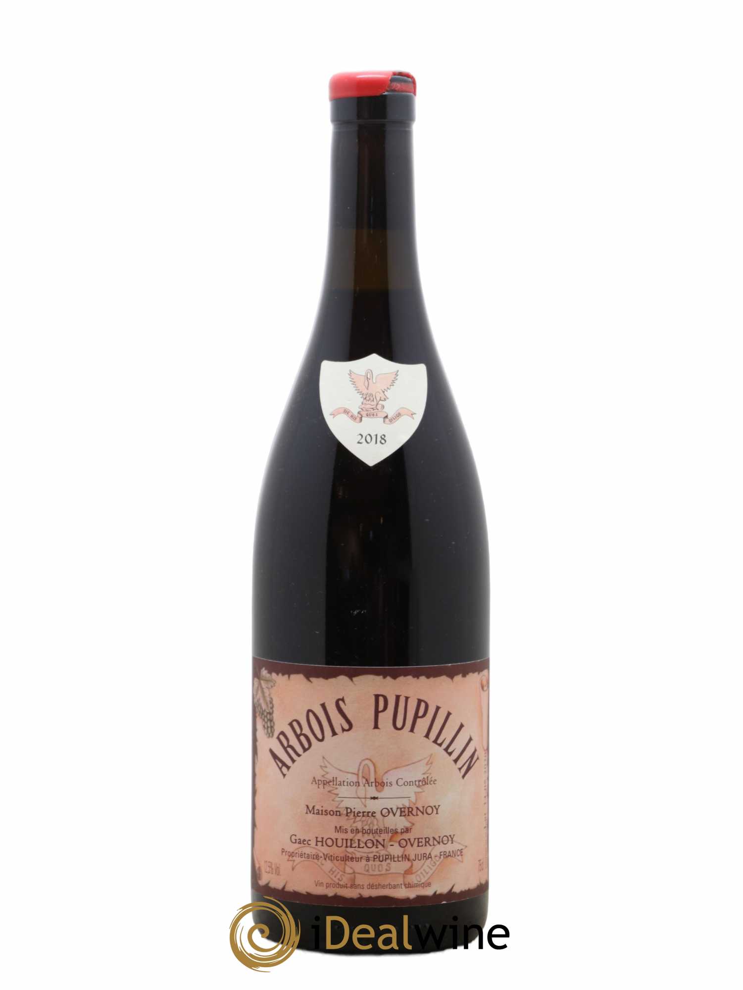 Arbois Pupillin Poulsard (cire rouge) Overnoy-Houillon (Domaine)  2018 - Lot de 1 Bouteille