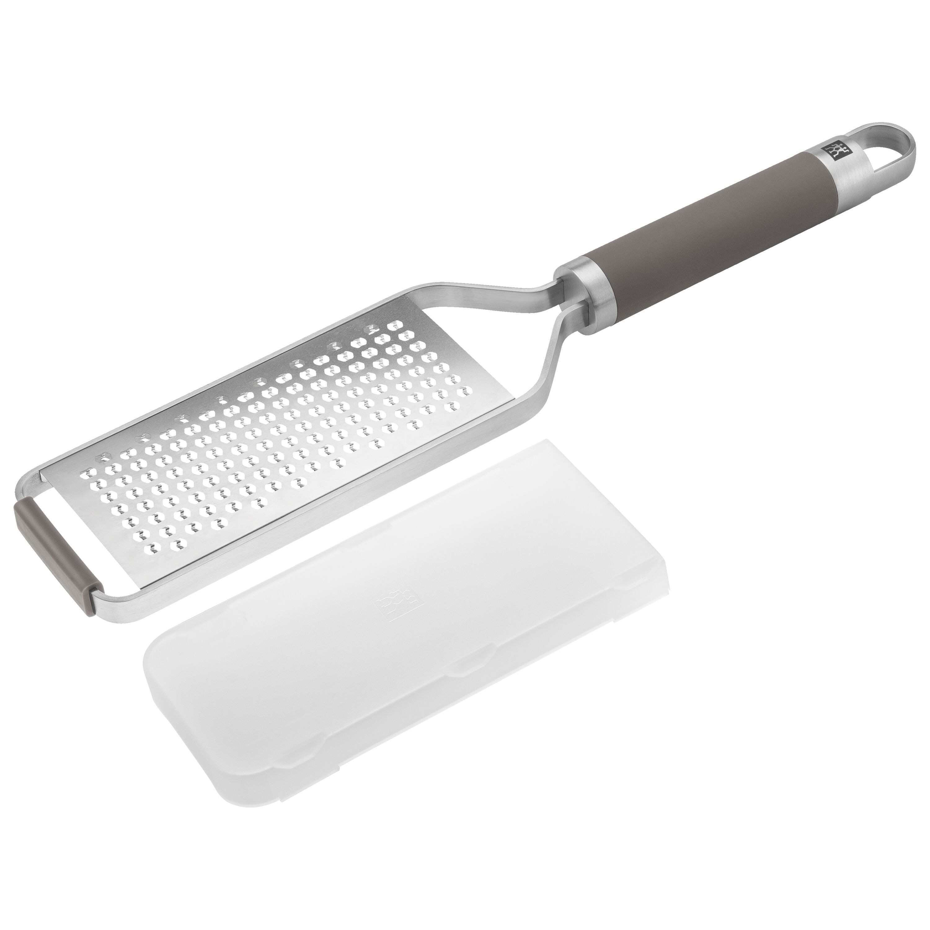 Reibe, Fein, 34 cm, Grau