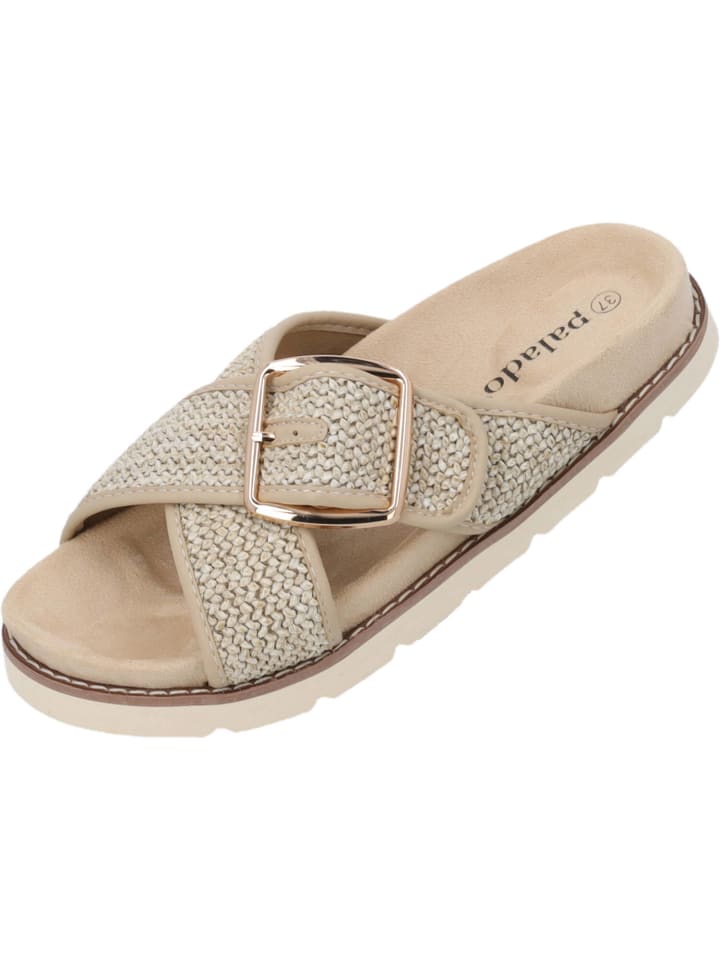 palado Pantoletten in Beige günstig kaufen