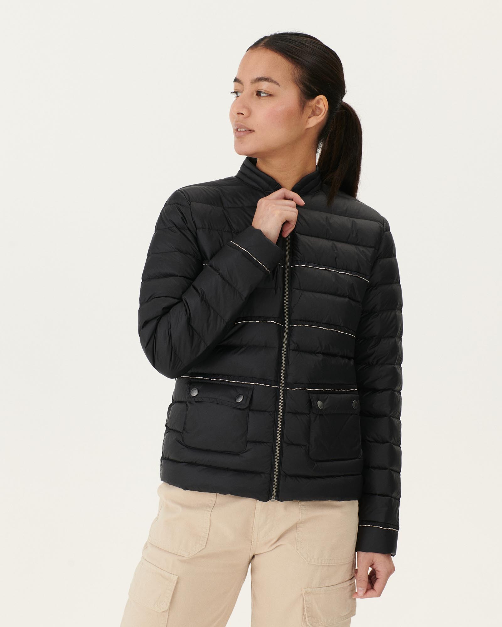 Veste courte légère Noir Andorra