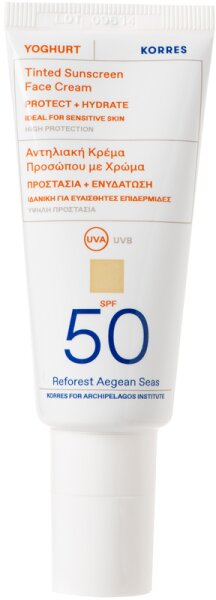 KORRES Yoghurt Getöntes Sonnencreme-Gel SPF 50 Sonnengel