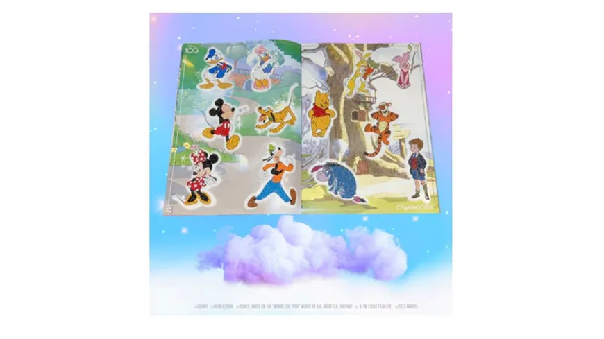 Craft Buddy - Crystal Art Diamond  100 Crystal Art Sticker Album - Starter Pack