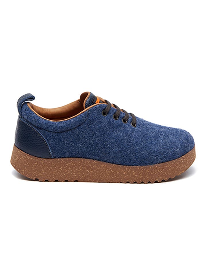 Comfortfusse Woll-Sneakers in Dunkelblau günstig kaufen