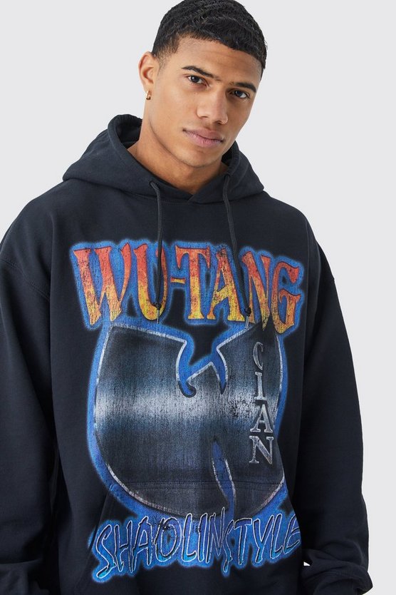 Oversize Hoodie mit lizenziertem Wu Tang Print