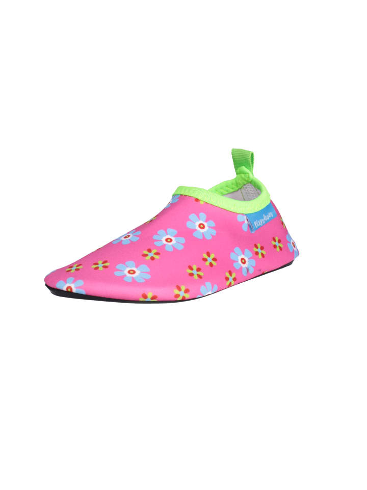 Playshoes Barfuß-Schuh Blumen in Pink günstig kaufen