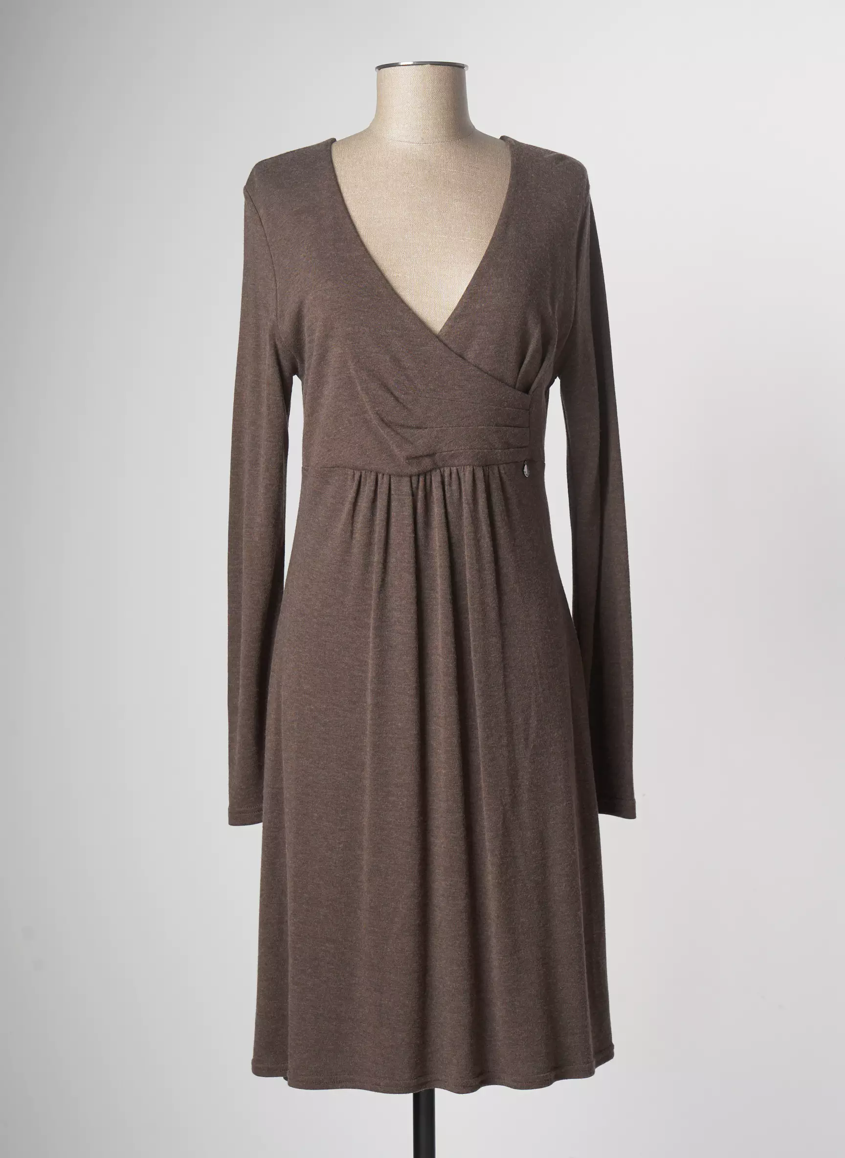 Alan Red Robes Mi Longues Femme couleur marron