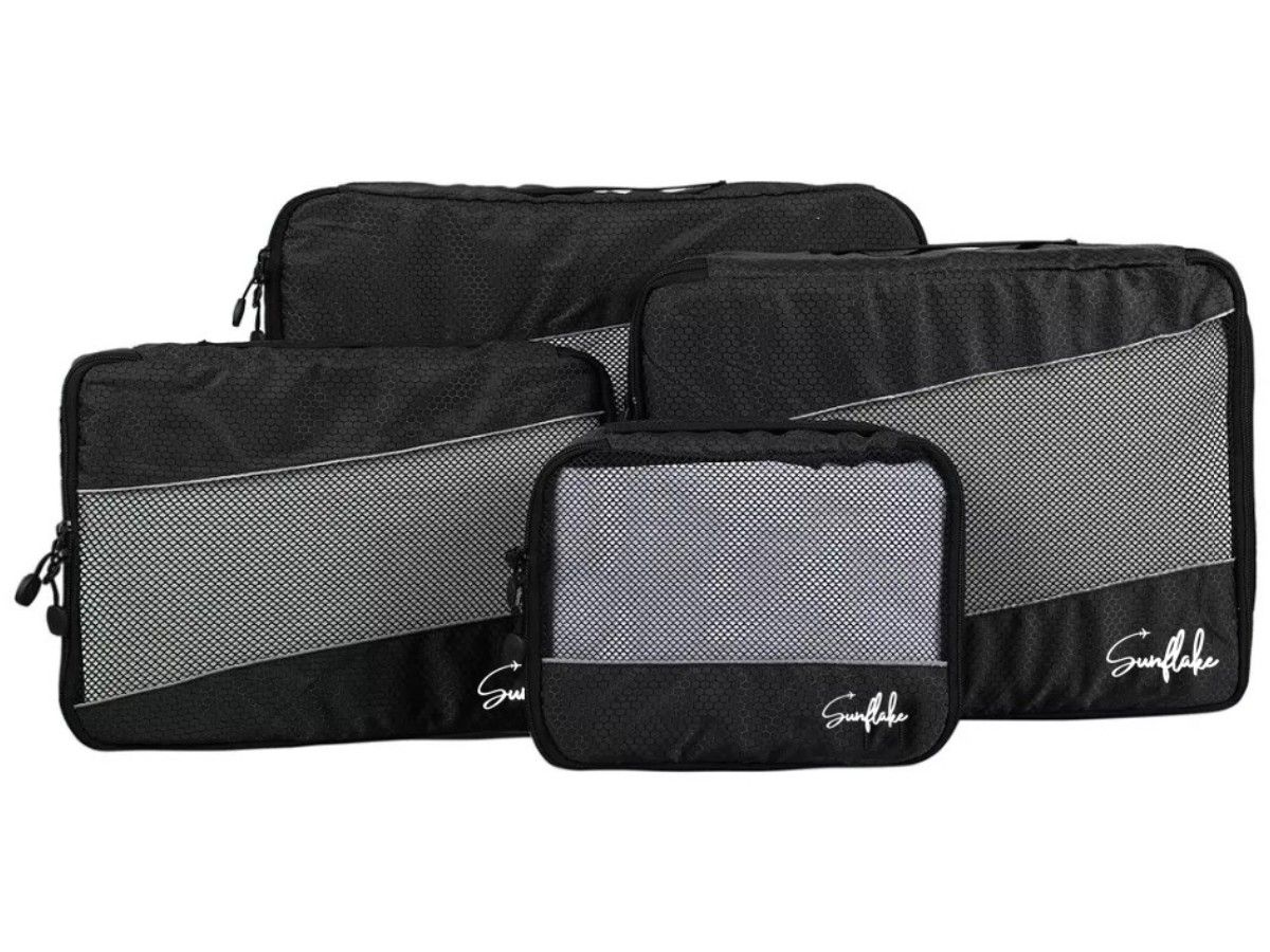 Sunflake Set von 4 Packing Cubes