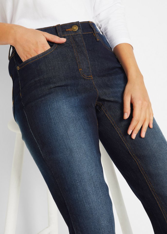 Komfort-Stretch-Jeans Bootcut