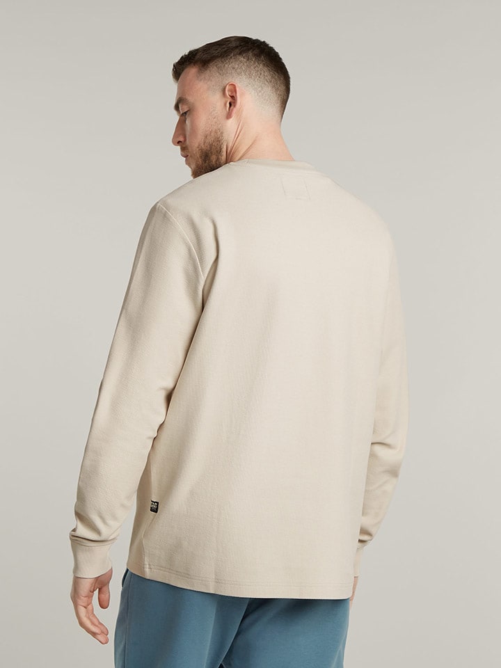 G-Star Sweatshirt in Creme günstig kaufen