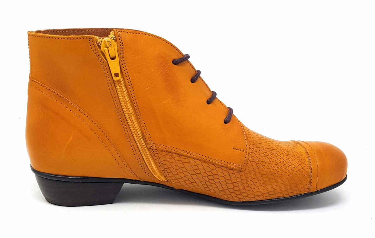 BRAKO Schnür-Stiefeletten gelb