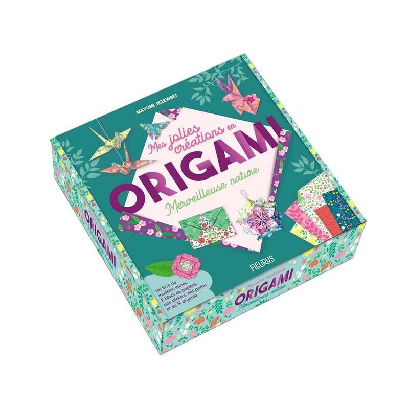 Coffret Mes jolies créations en origami - Fleurus