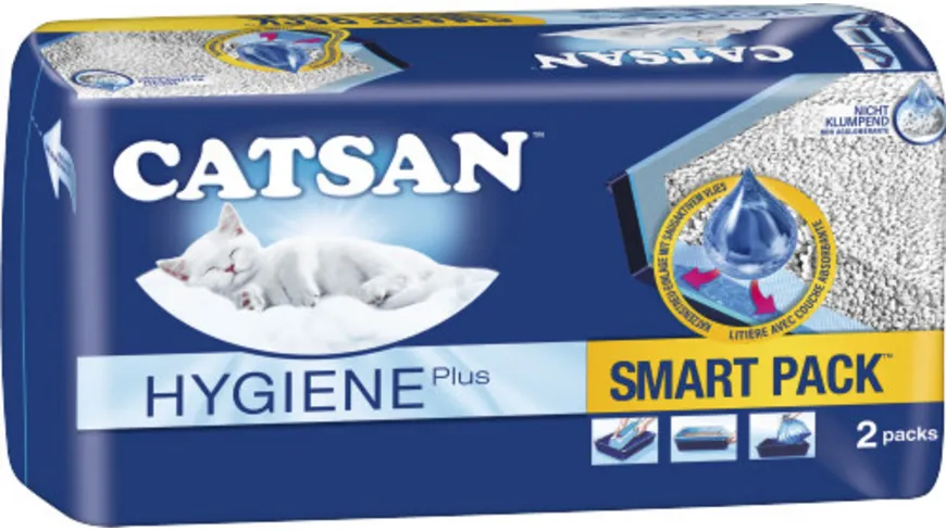 CATSAN™ Hygiene Plus SMART PACK™ 2 x 4l 8 l