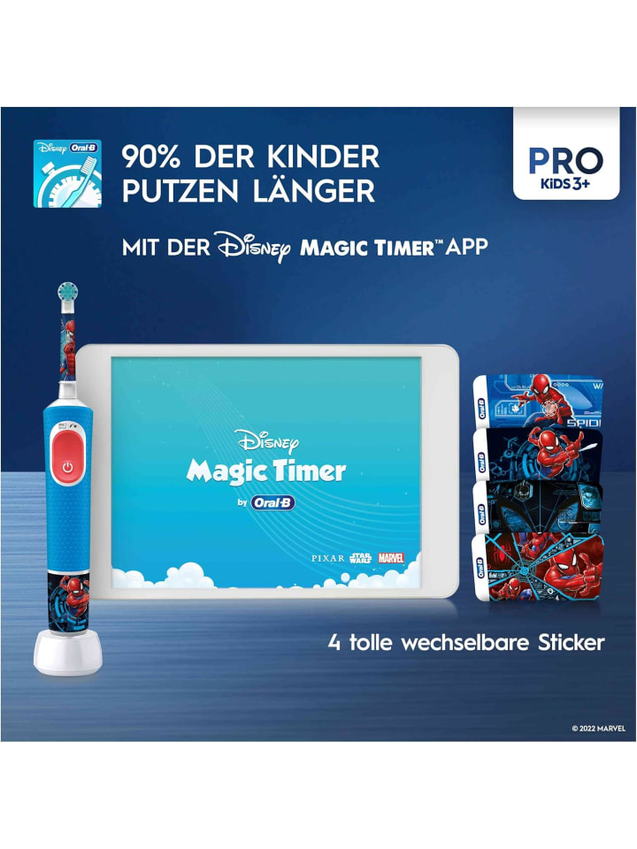 Oral-B Pro Kids Spiderman Elektrische Zahnbürste/Electric Toothbrush günstig kaufen onesize