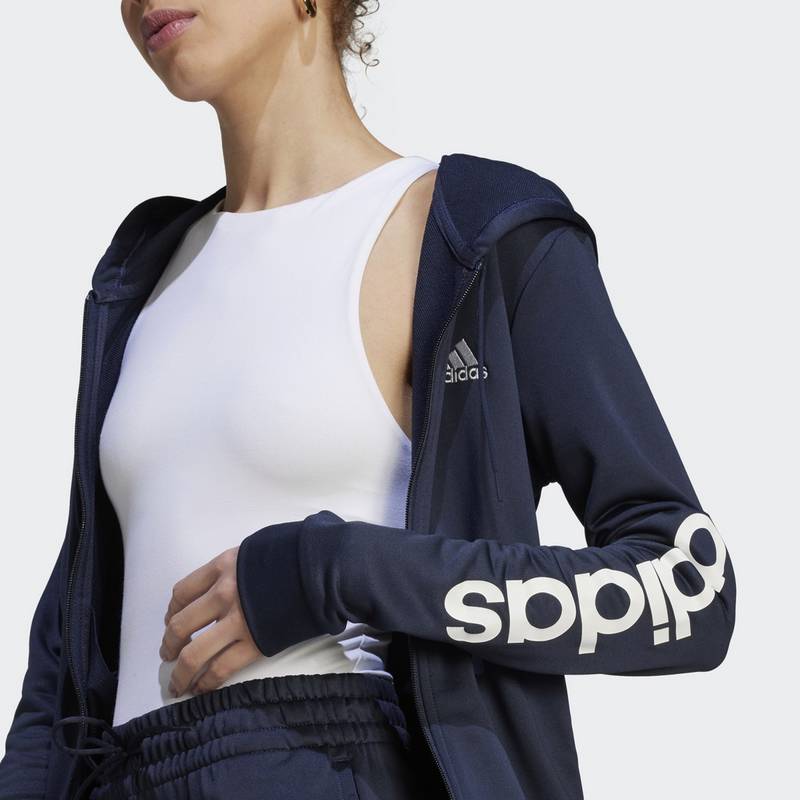 adidas Linear Trainingsanzug Trainingsjacke Damen